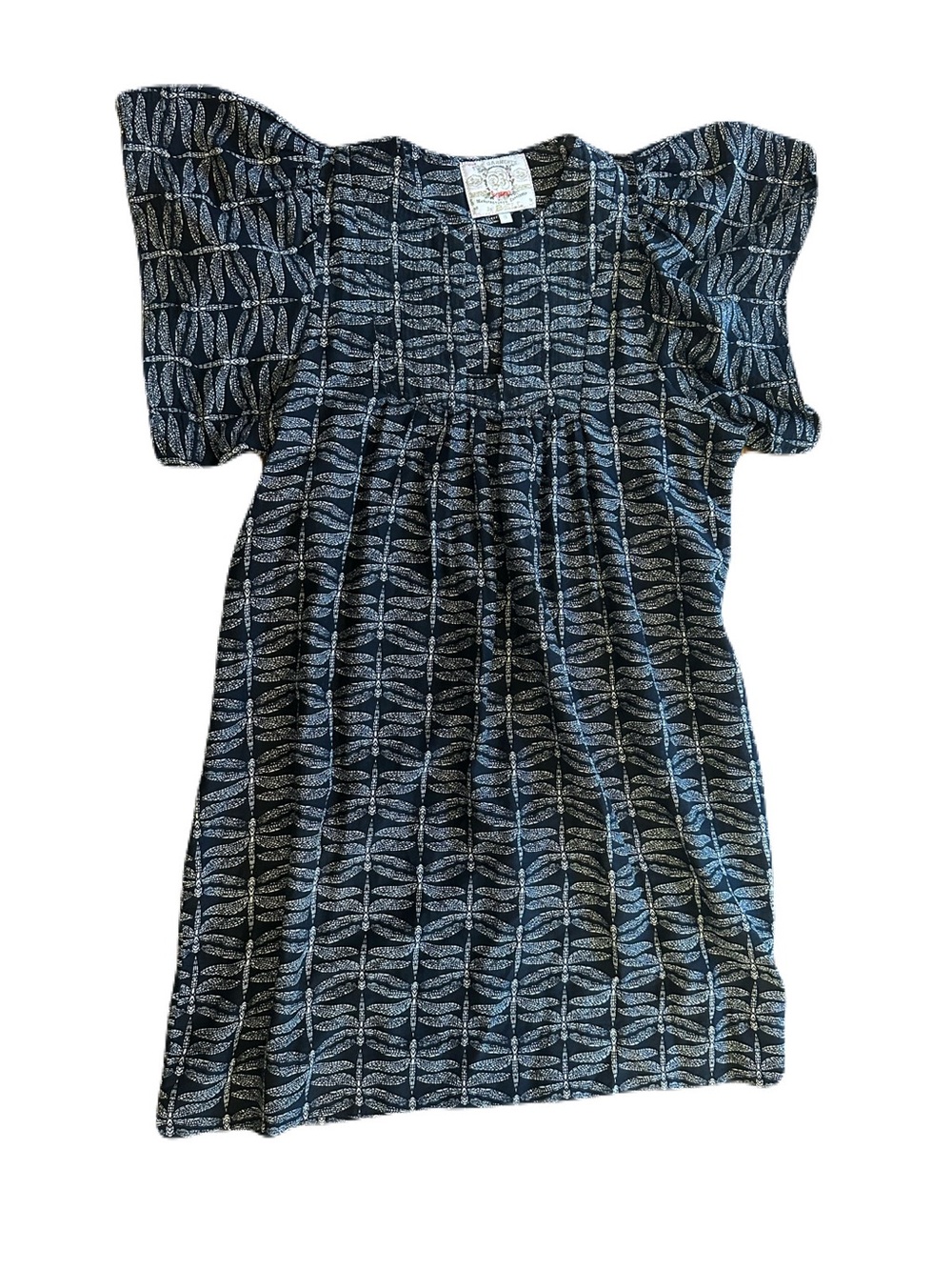 Alicia Bell Flutter-Sleeve dragonfly Patterned Women's Dress